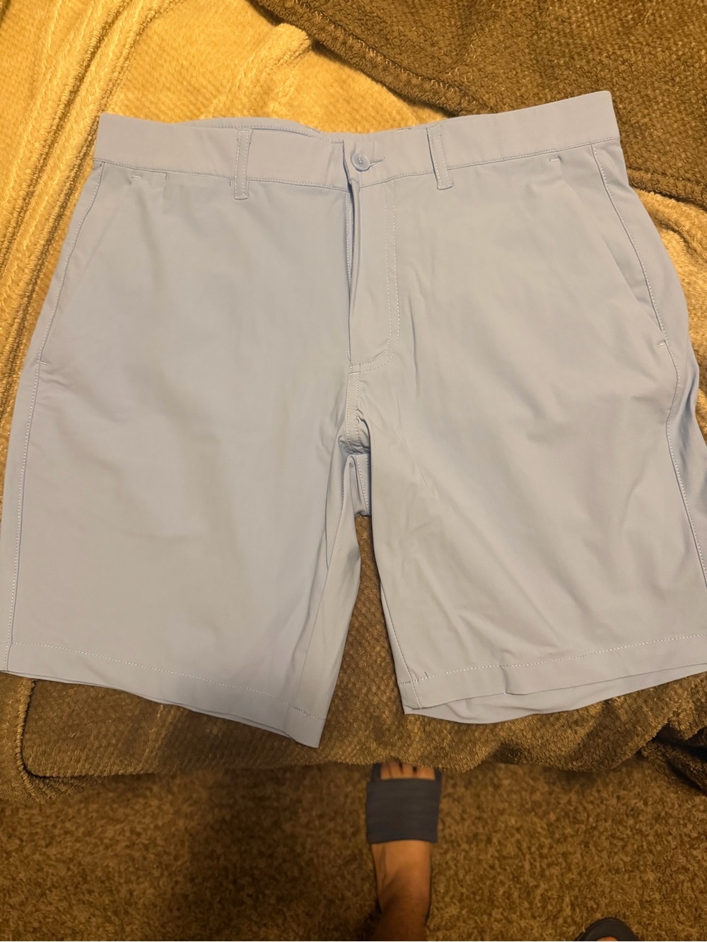 Holderness and Bourne Light Blue Men's Performance Shorts